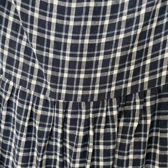 Abercrombie checkered dress; worn once with sneakers and dry cleaned. - Picture 2 of 3
